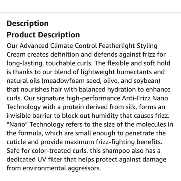 Ouidad Advanced Climate Control Featherlight Styling Cream Defines Curls - Picture 3 of 6